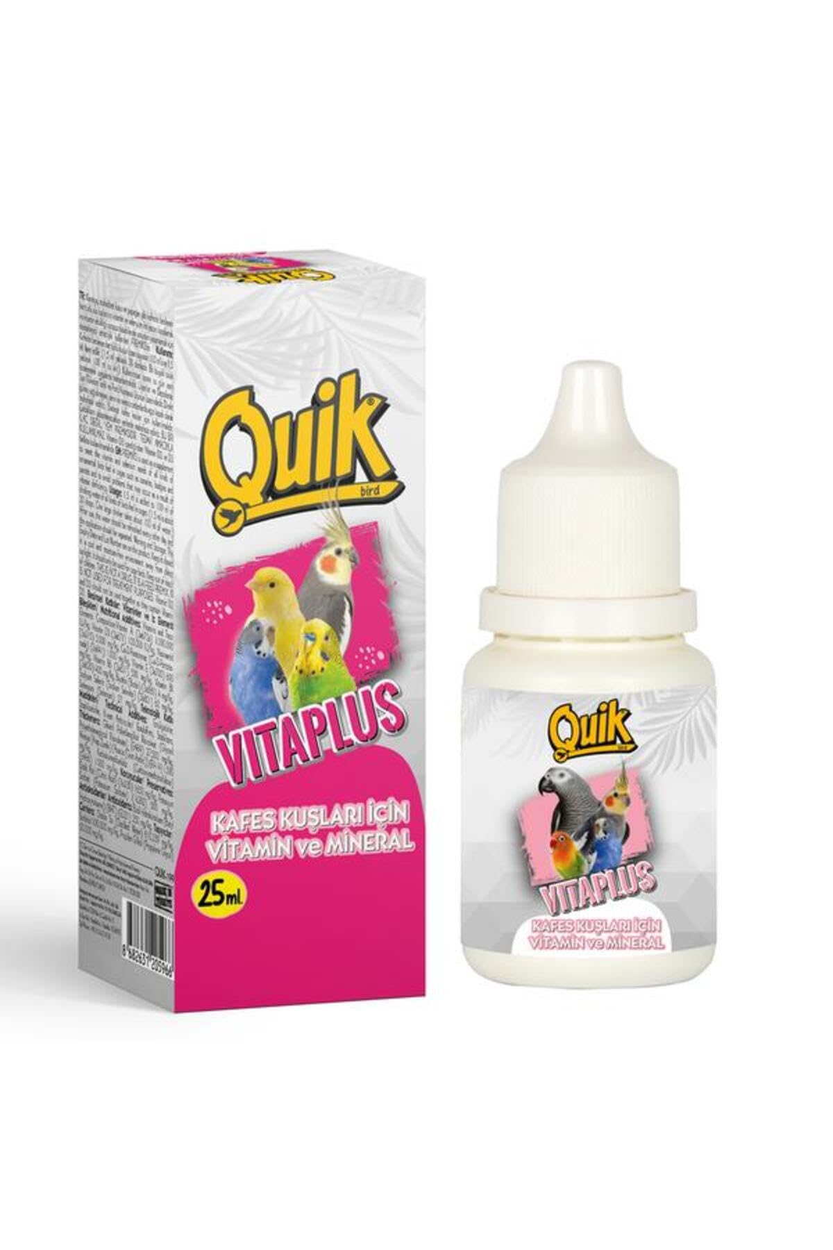 Quik Vita Plus Kuş Vitamini 12X25 ml