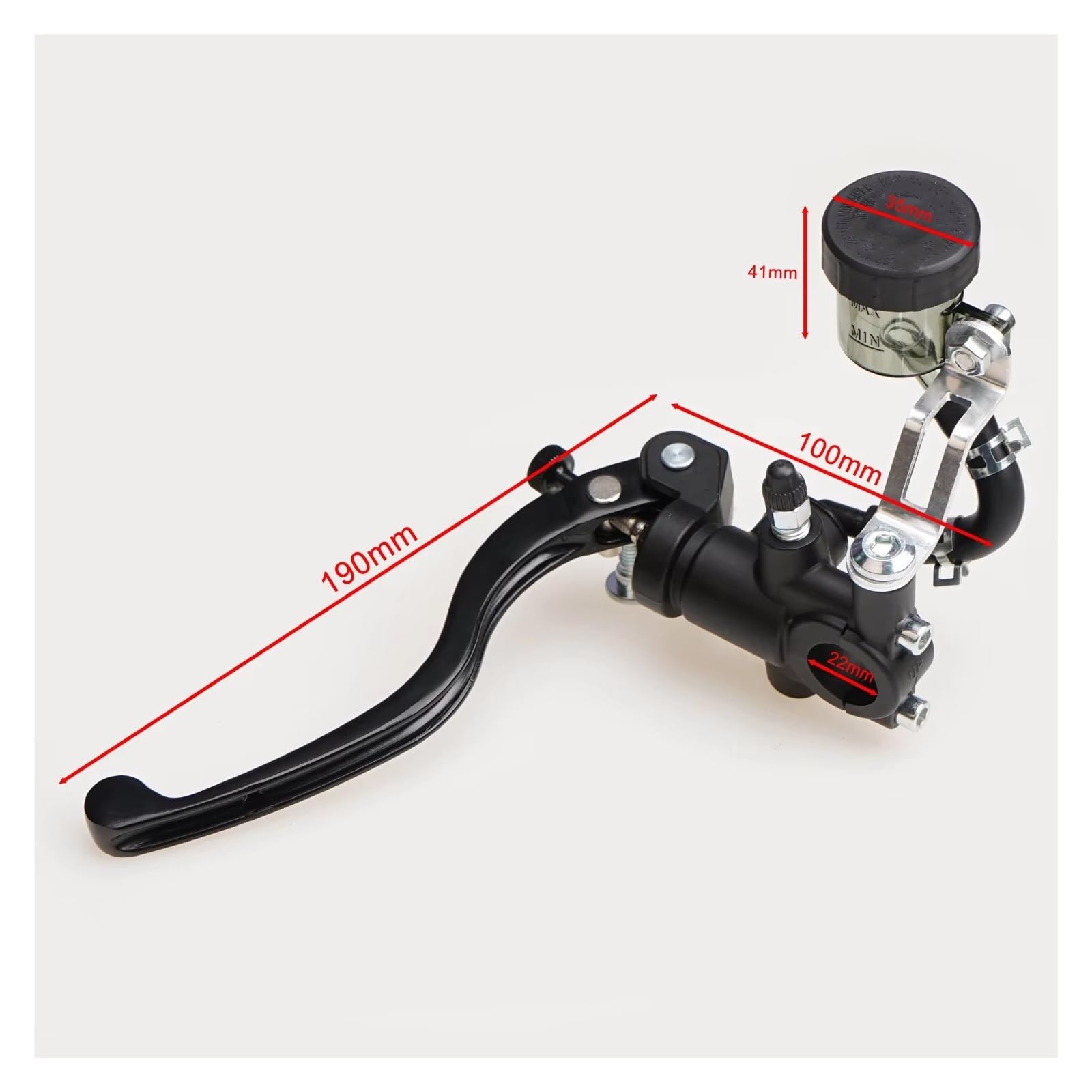 Leve Del Cilindro Principale Della Pompa Freno Frizione Radiale Universale Per Moto Maniglia Pistone Da 17,5 Mm Leva Di Frizione Moto(Left Blue)