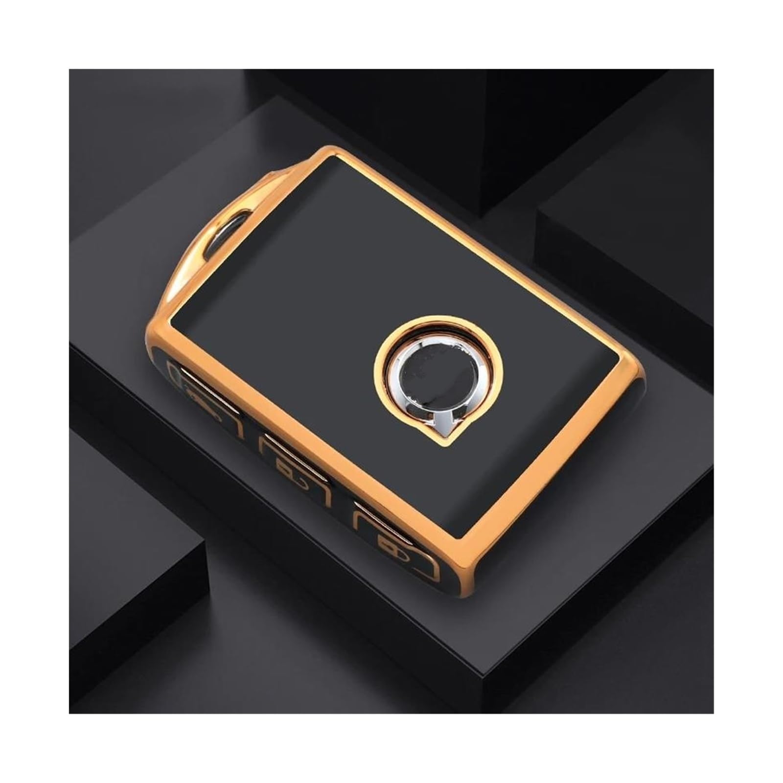 TPU Car Key Case Cover Shell Fob For Volvo S60 S90 XC40 XC60 XC90 V60 V90 T5 T6 T8 For Polestar 1 2 Accessories(BLACK)