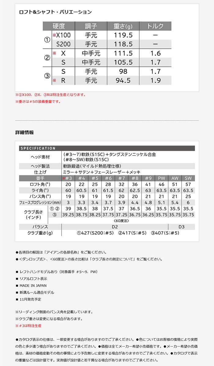 ゴルフクラブ カスタムモデル カスタム スリクソン ZXi7 アイアン