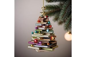Book Christmas Tree Ornament: Deck Your Tree with Literary Flair