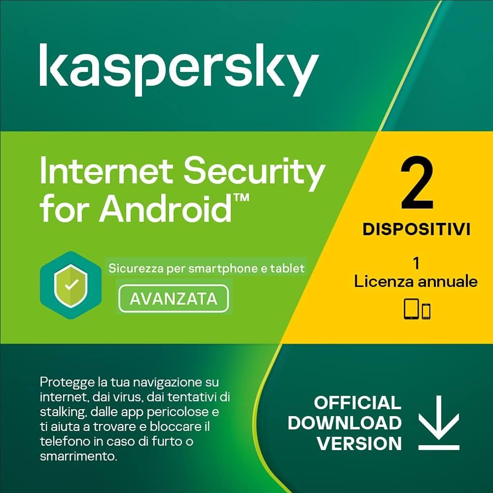 Kasperski Internet Security for Android 2019-2025 - 2 Appareil - 1 an
