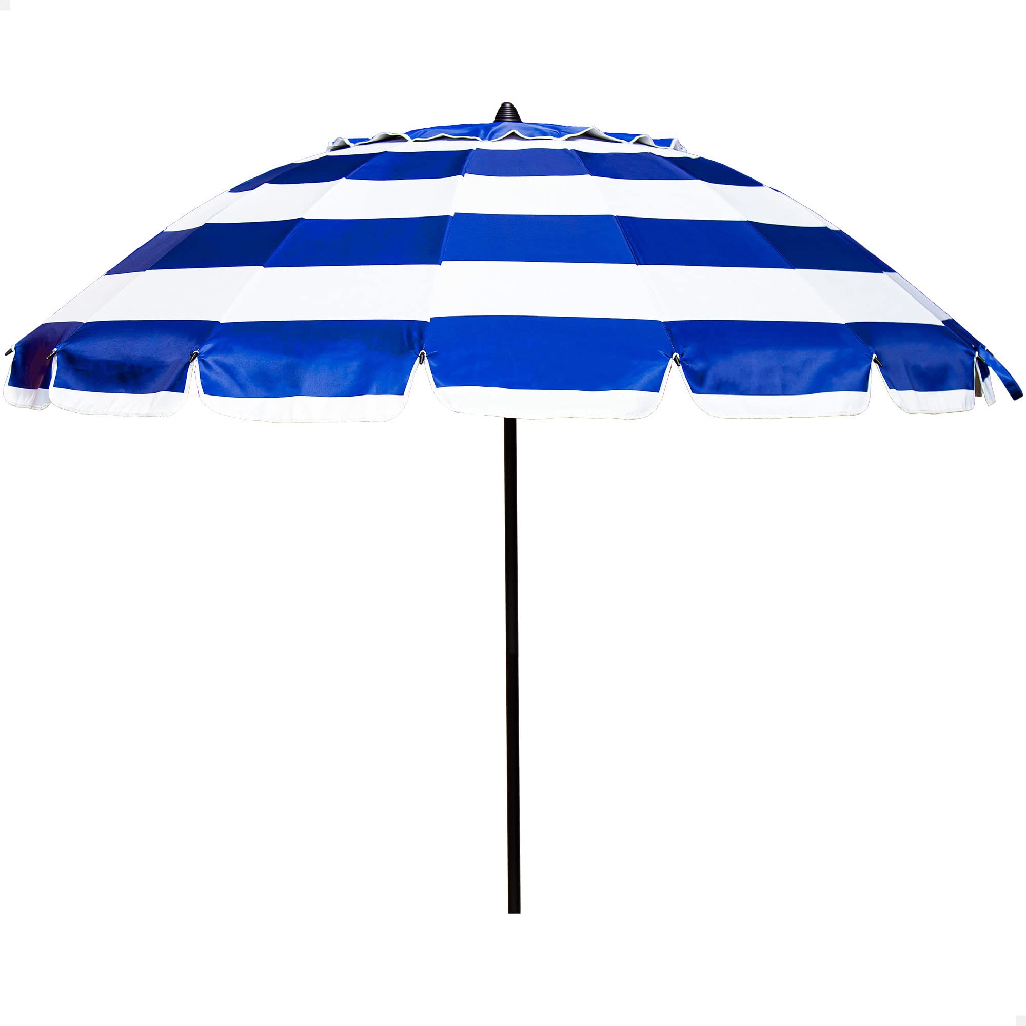 AKTIVE 62247 | Ombrellone da spiaggia antivento con protezione UV50 | Ombrellone da spiaggia Ø240 con altezza regolabile e asta inclinabile | Ultra antivento | Include borsa per un facile trasporto