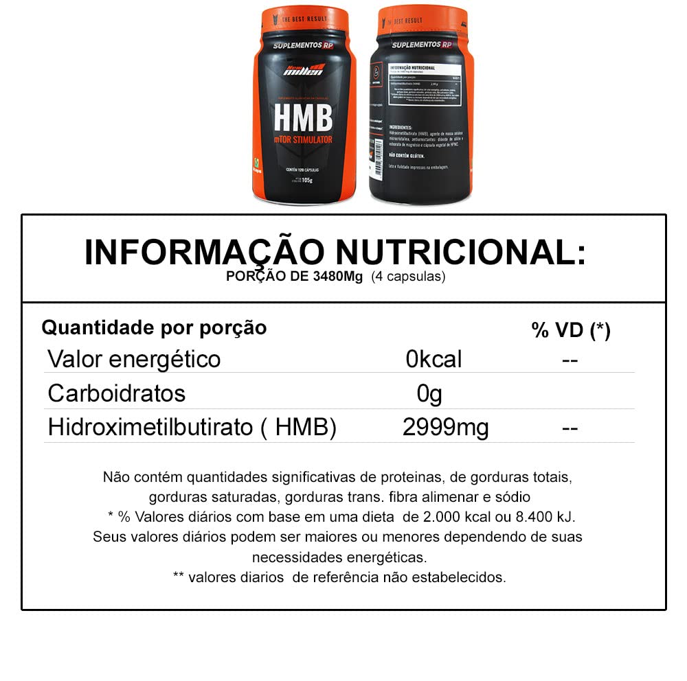 HMB mTOR Stimulator - 120 Cápsulas - New Millen, New Millen