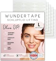 WUNDERTAPE Szemhéjemelő Csíkok - Vízálló, Átlátszó Szemhéjtapasz Csüngő Szemhéj Korrekcióhoz, Műtét Nélküli Szemhéjemelés, 24 Órás Tartás (4 1