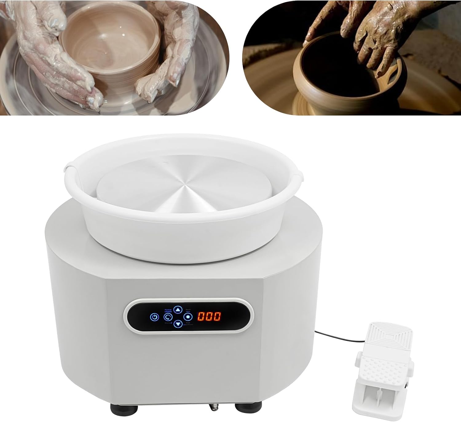 Pottery Wheel,350W Electric Ceramic Forming Machine,Pottery Forming Machine,Craft DIY Clay Tool for Pottery Classrooms,Home DIY,Pottery Bars