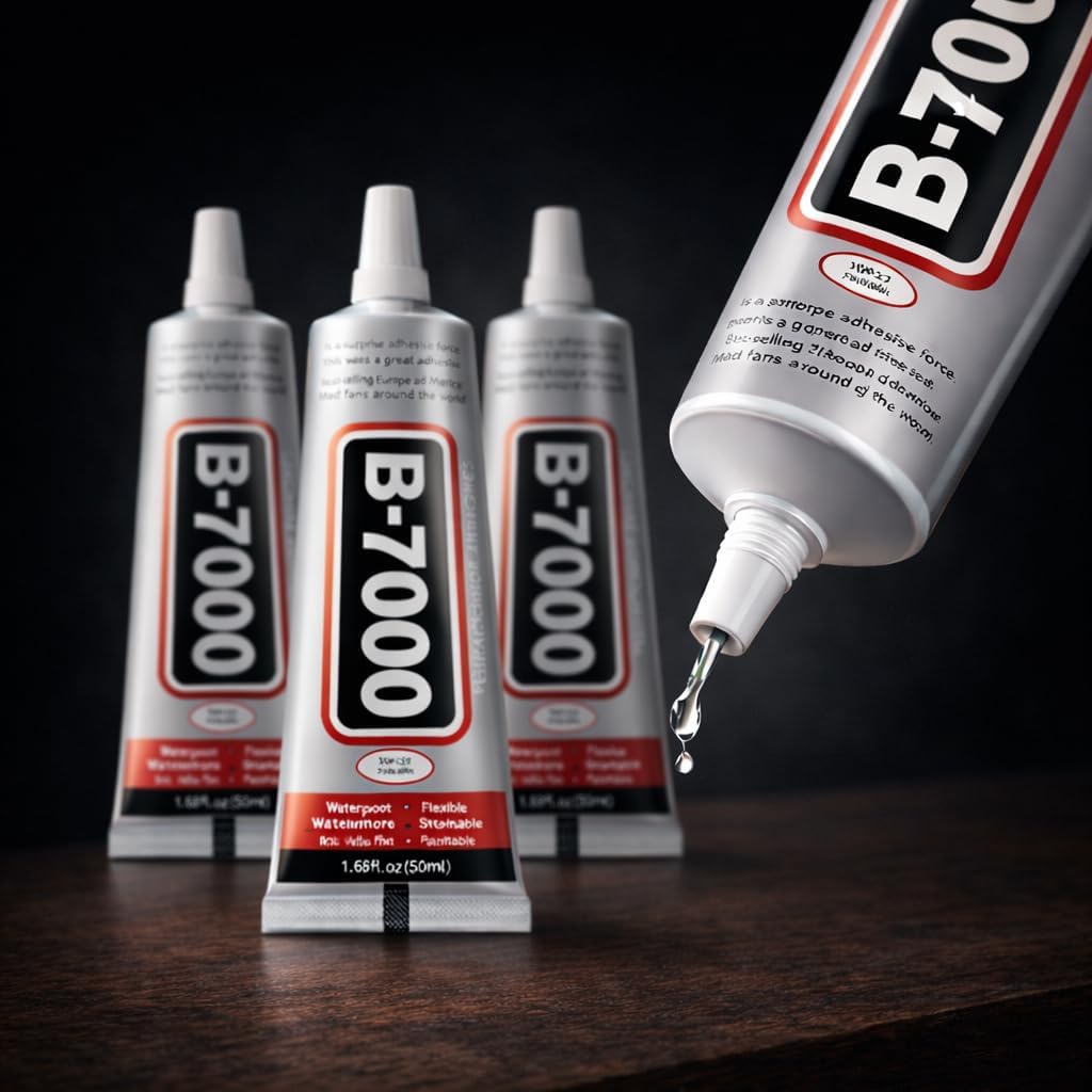 ANGLE B7000 Adhesive Glue (50ML/1.68 fl. oz) – Multi-Purpose Transparent Glue for Mobile Phones, Crystal Crafts, Jewellery, Glass, Metal, Stone, Shoes-image-24