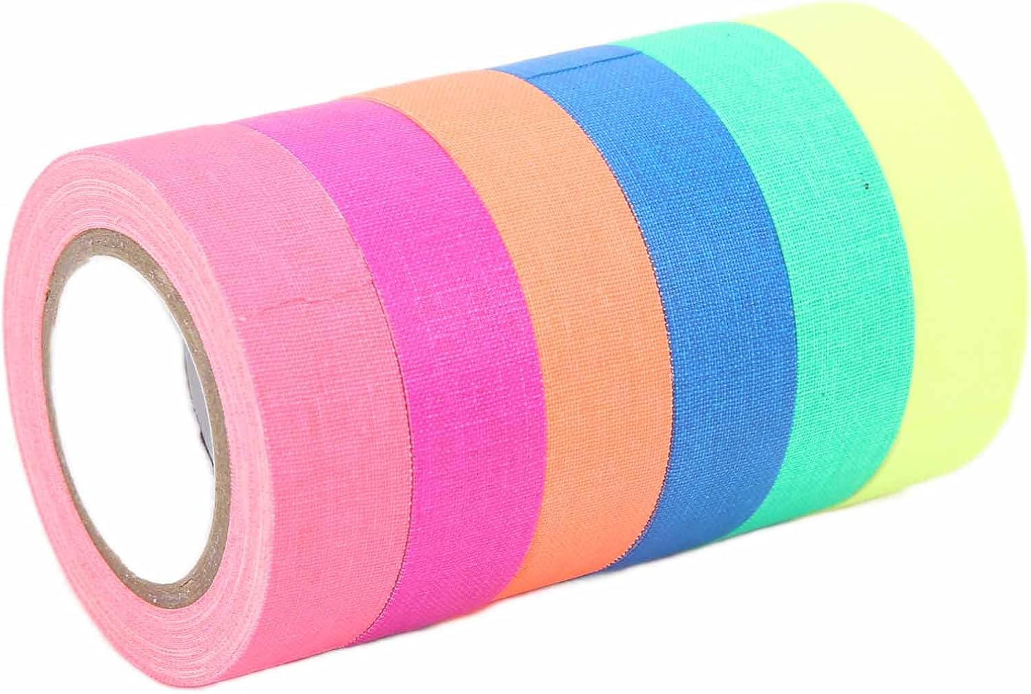 Amazon.co.jp 6ピース ミックスカラーコットンリボンバイアステープ フォールドバイアステープ バイアスバインディング 裁縫用