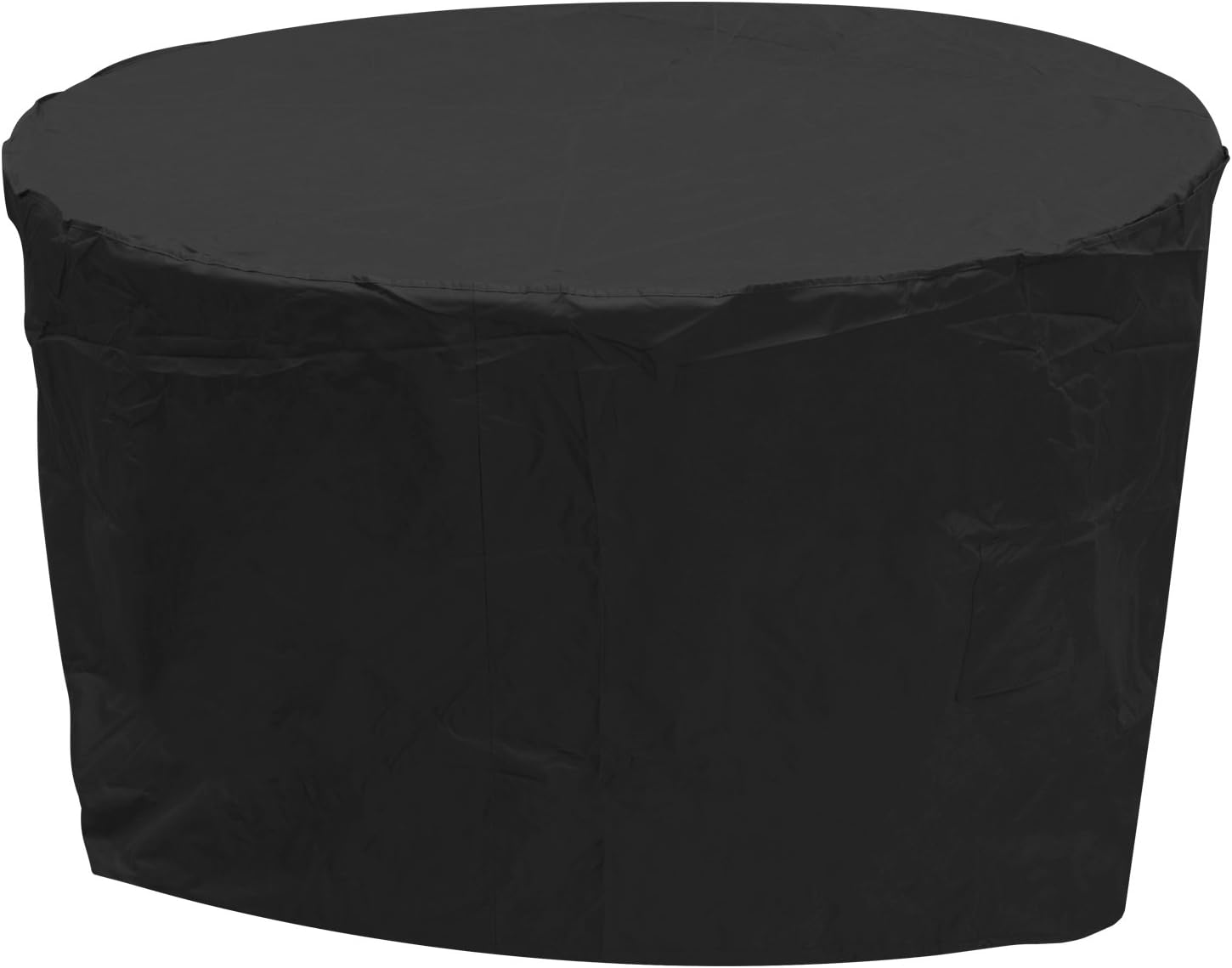 Oxbridge Black Medium Round Outdoor Garden Patio Furniture Set Cover 1.86m x 1m / 6.2ft x 3.3ft 5 YEAR GUARANTEE