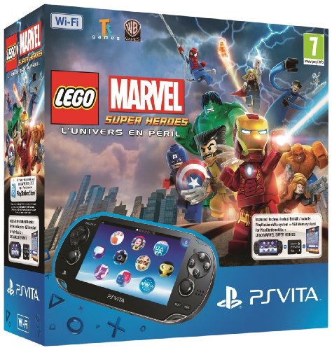 Console Playstation Vita Wifi + jeu à télécharger Légo Marvel Super Heroes (PS Vita) + Carte Mémoire 4 Go
