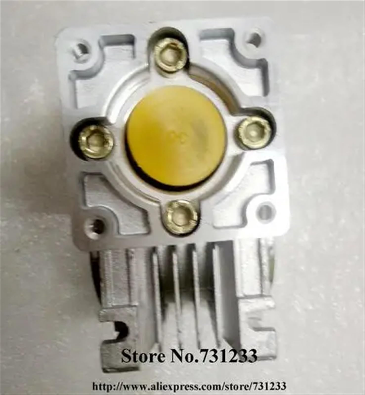 Engrenage à Vis Sans Fin Alliage Aluminium RV030 - Rapport 10:1, Pour Moteur, Transmission Réducteur