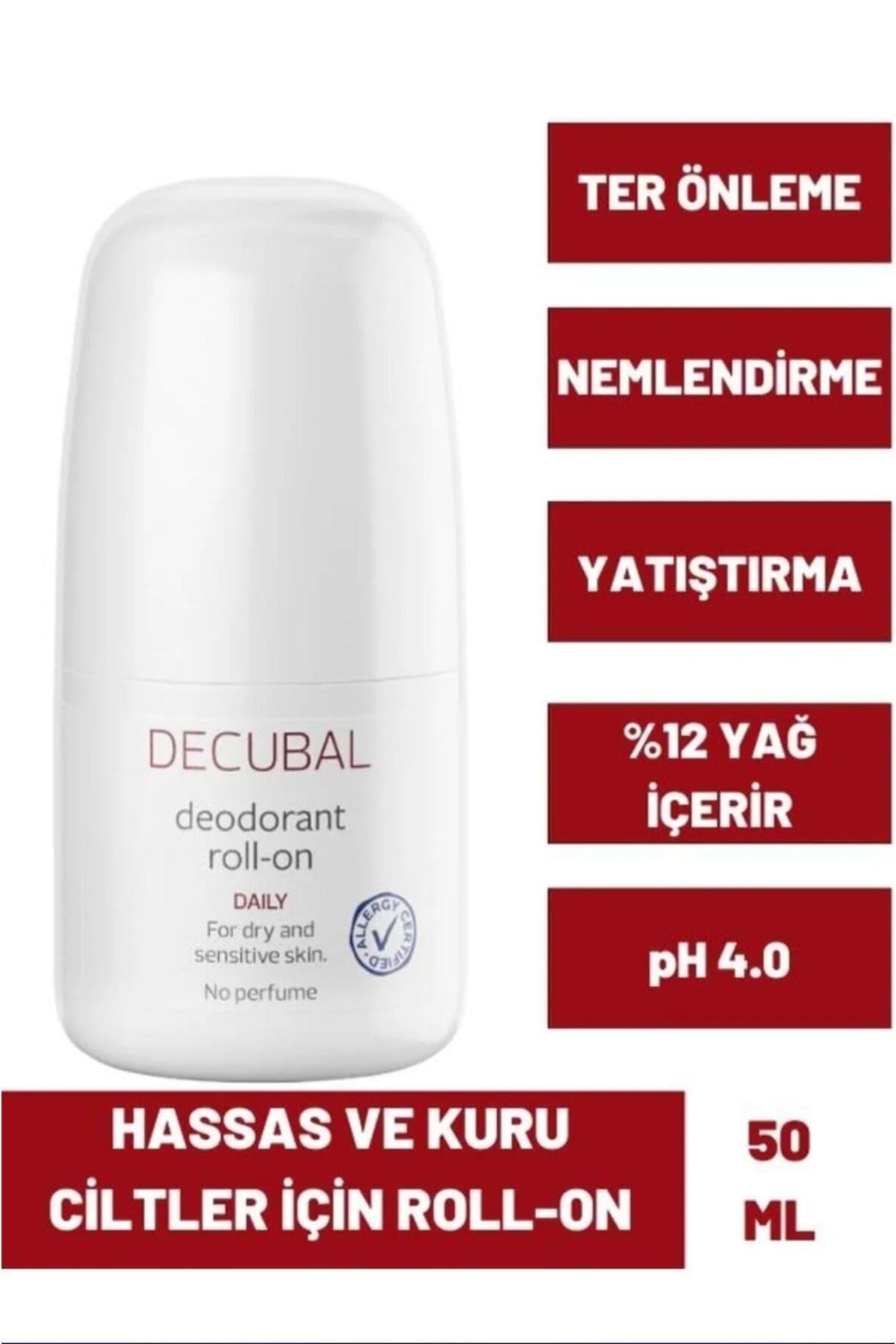 Decubal Kuru ve Çok Kuru Ciltler için Klinik Nemlendirici Krem 250 gr ve Roll-On 50 ml