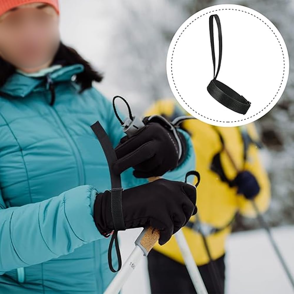 6 Pezzi Cinghie per Guanti da Sci, Cinghie per Guanti da Snowboard Glove Line per Sci Sport all'Aria Aperta Guanti appesi Sci Sport Accessori per Esterni