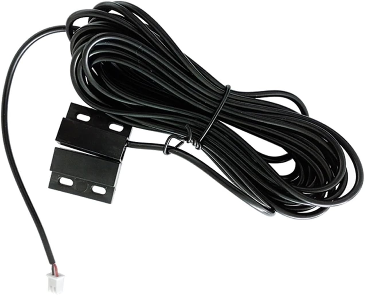 5m Wired Magnetic Door Sensor Switch for Garage Doors, Roller Shutter Doors & Iron Gates–Normally Closed, NdFeB Strong Magnet, 29 x 19 x 7 mm