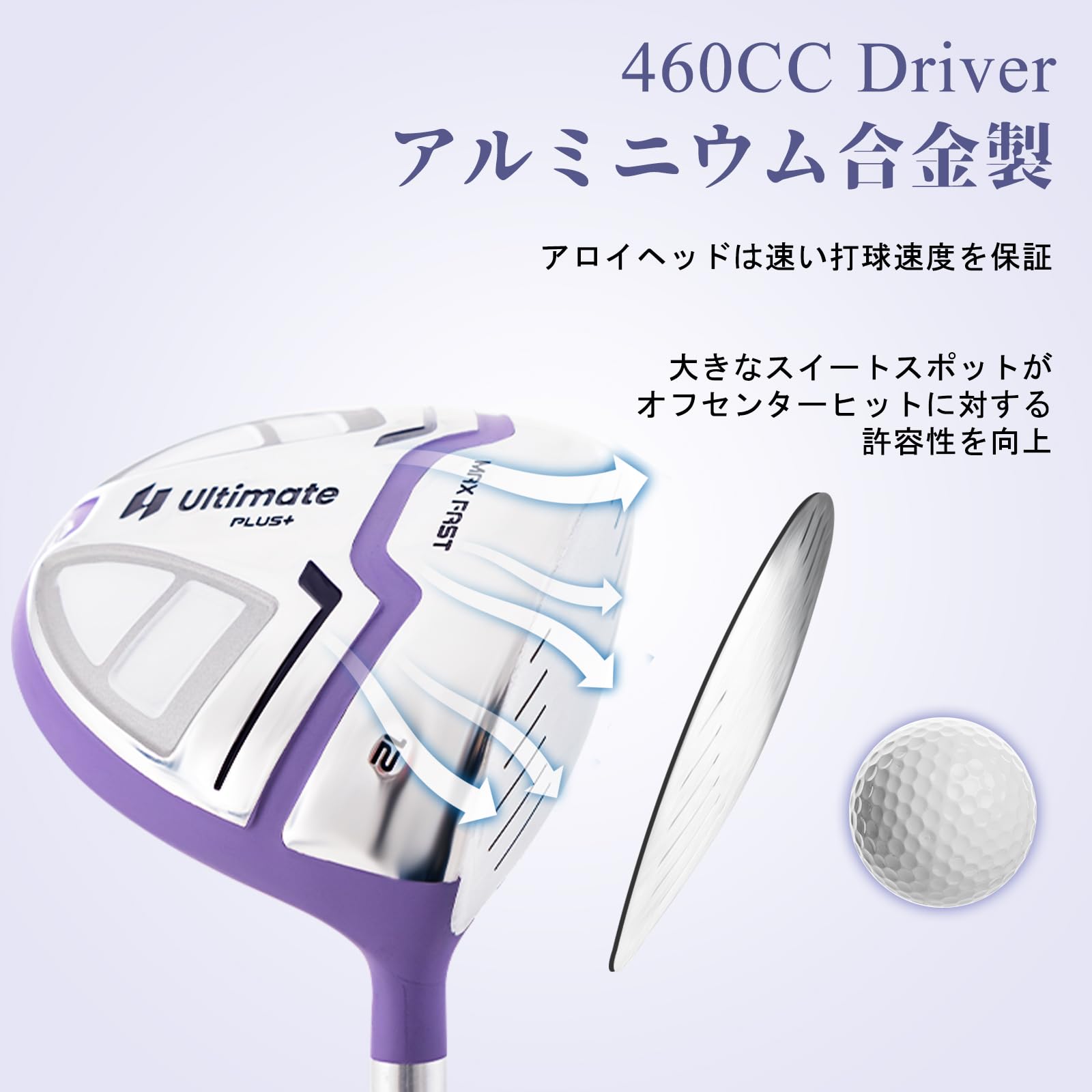  ゴルフバッグ・クラブセット 楽天市場】ゴルフキューブ メンズ ゴルフクラブセット GC7 10本