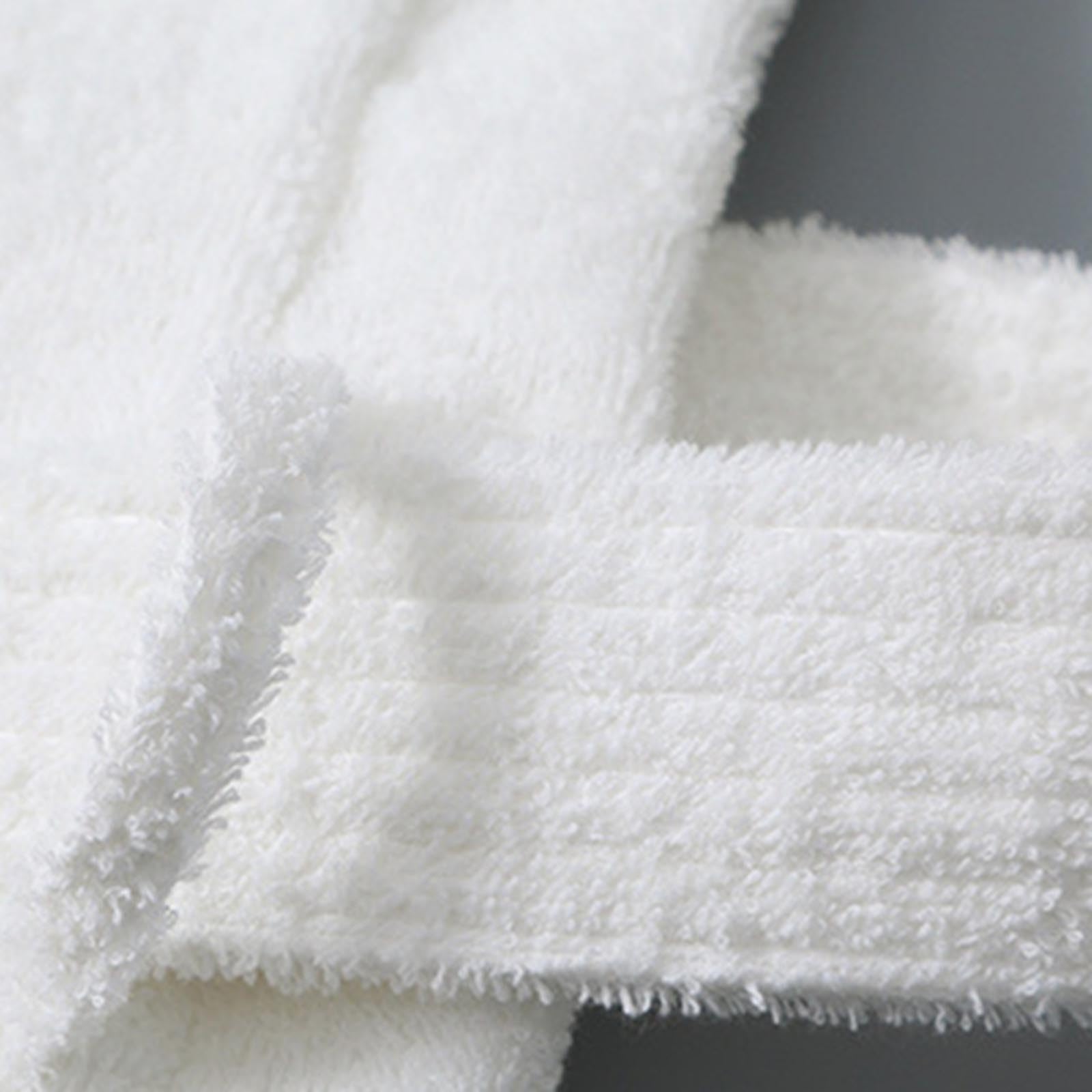 Generisch Albornoz suave y kimono largo de forro polar con capucha, material absorbente, pijama para spa y comodidad en el hogar