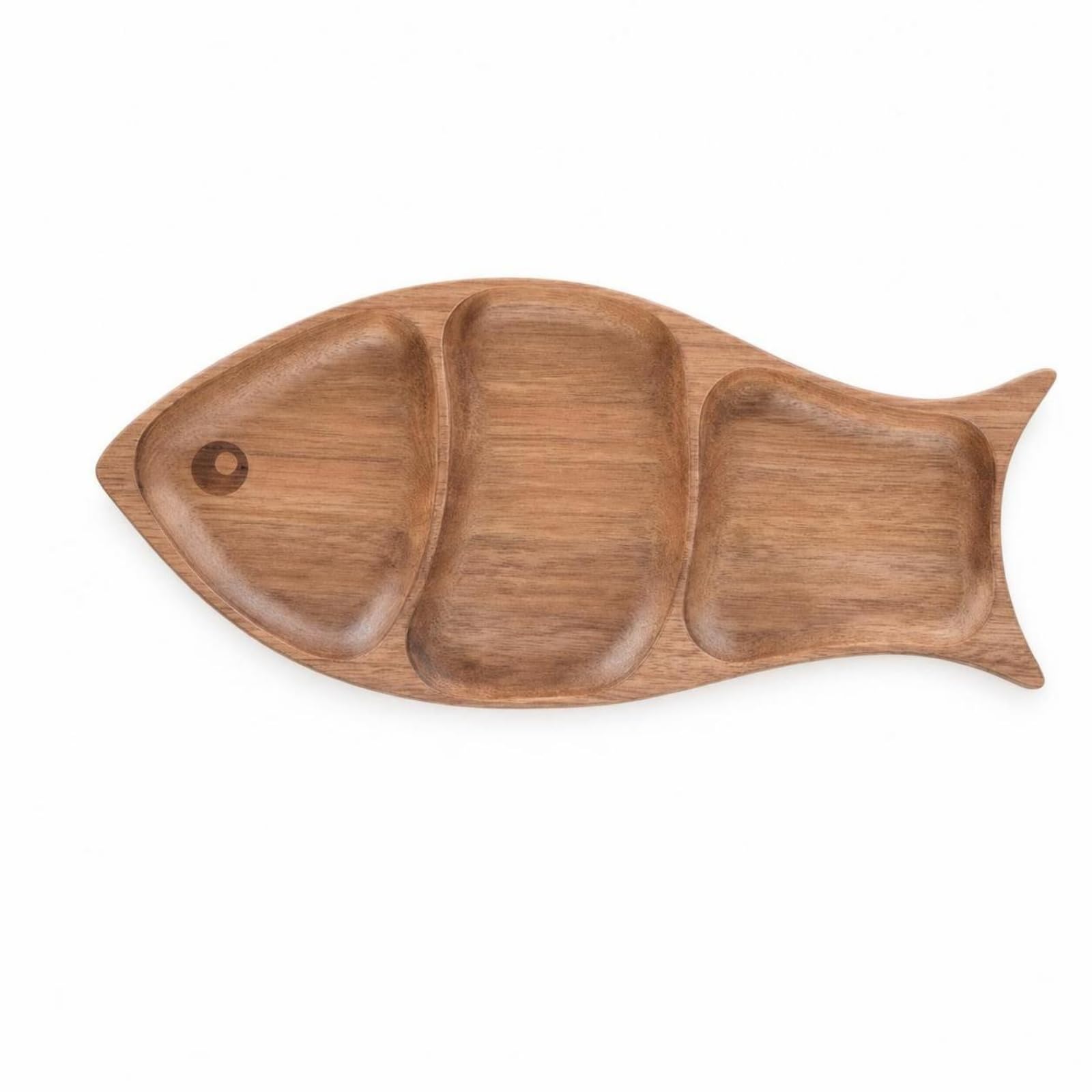 Plateau en Bois Compartimenté, Style to 2, 35 × 16 × 2 Cm