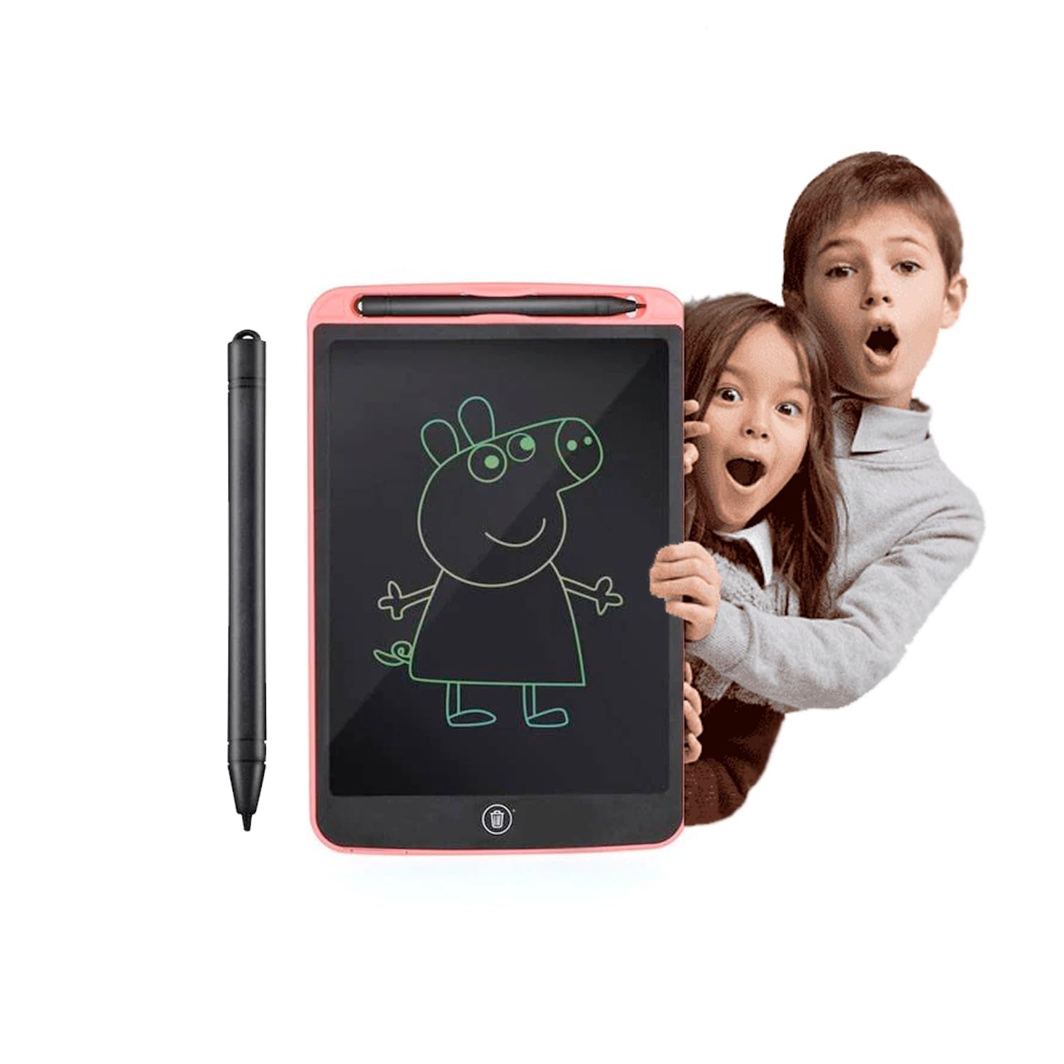 LCD Writing Tablet Graphic Drawing Board, Blue | Portable | Save Paper | Pack of 1-image-34