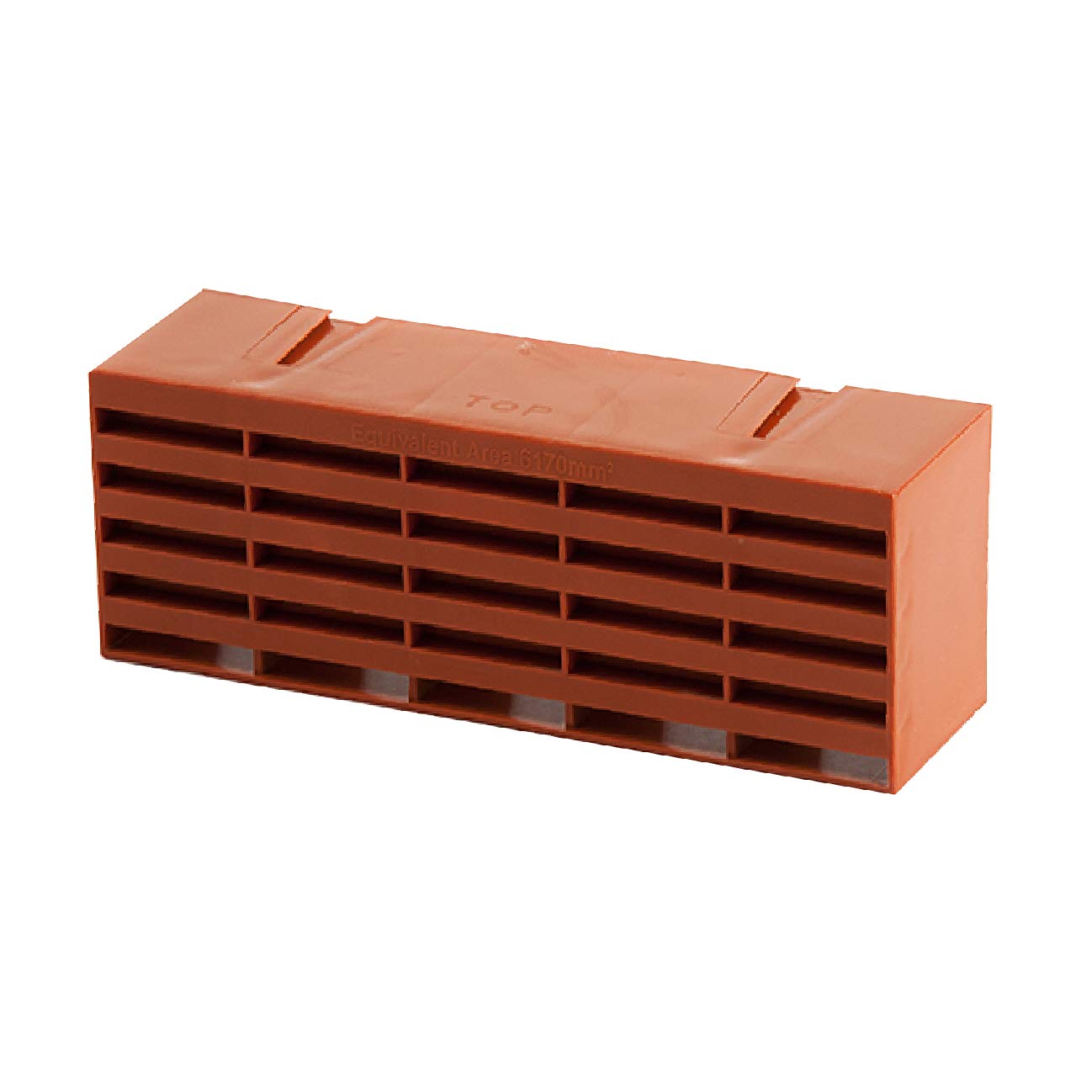 Timloc 20 X Terracotta Air Bricks Vent 9" X 3" Brick Grille Airbrick Flow Ventilation