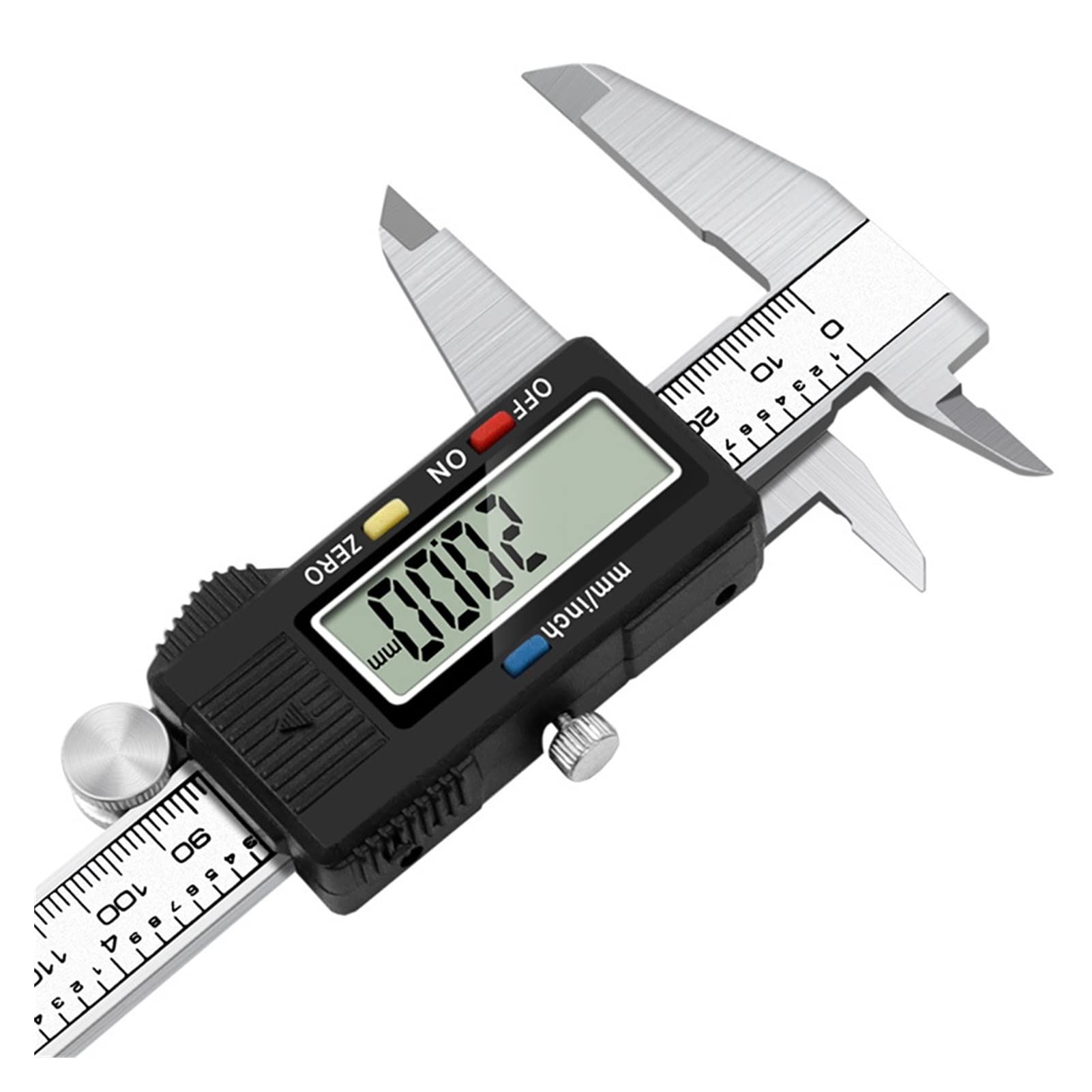 Suwmiarka cyfrowa, Cyfrowy Vernier Caliper 6 calowy 0-150mm Elektroniczny zacisk pomiarowy ze stali nierdzewnej(Calipers box)