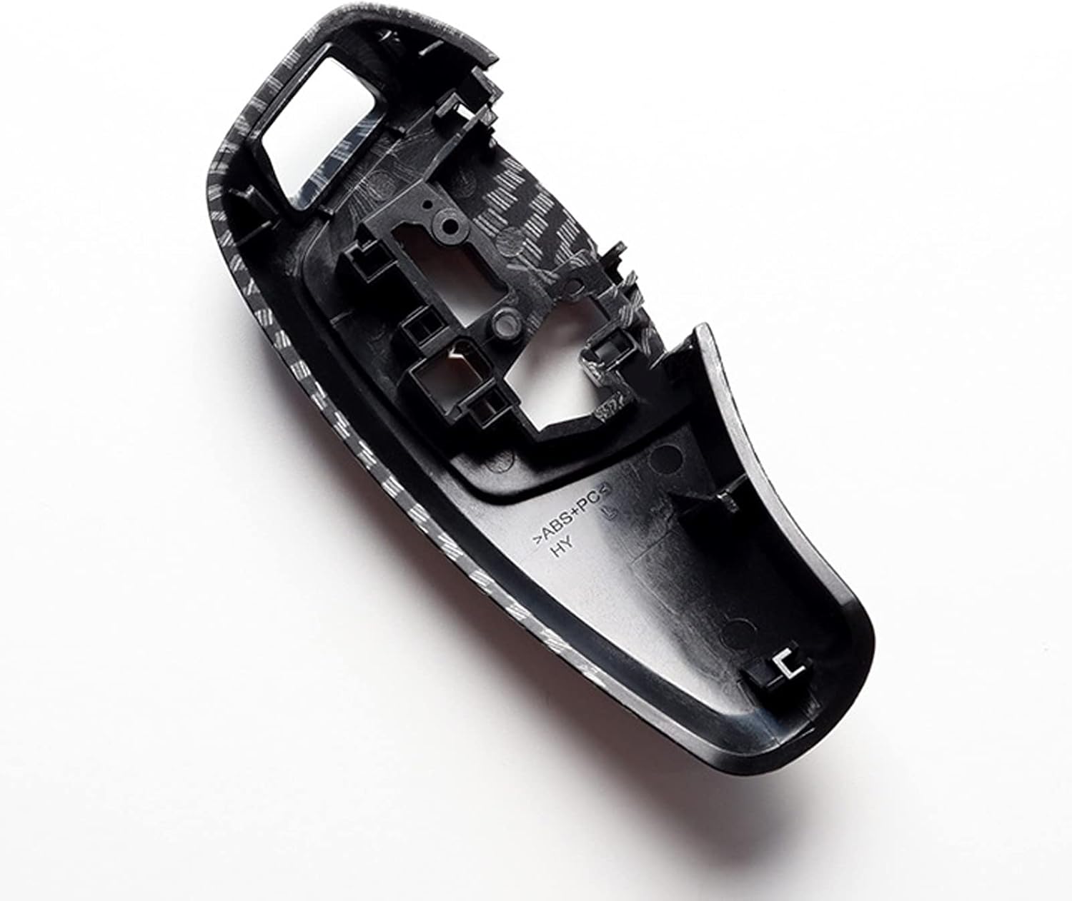 LHD RHD ABS Carbon Fiber Gear Shift Lever Knob Cover for BMW F20 F22 F30 F35 F32 F36 F10 F18 F07 F06 F01 F02 X3 X4 F25 F15 F16 (RHD, Piano Black)