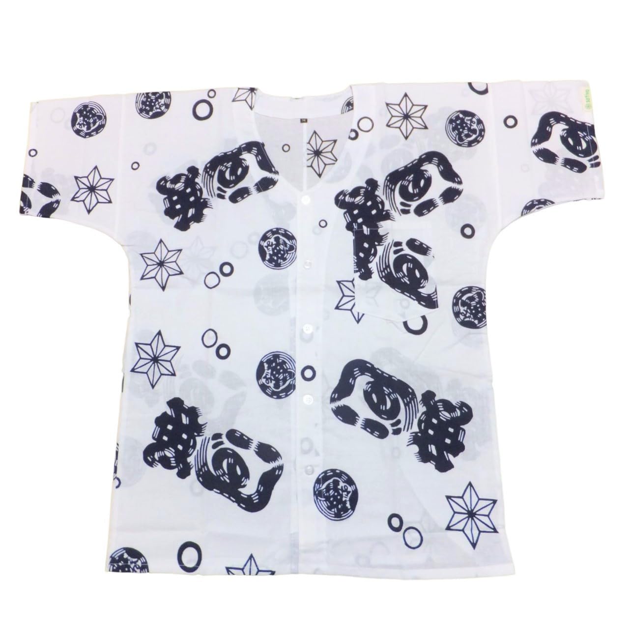 ARTS&SCIENCE 藍泥染ギャザーシャツ 2 アーツ＆サイエンス 麻 Cotton