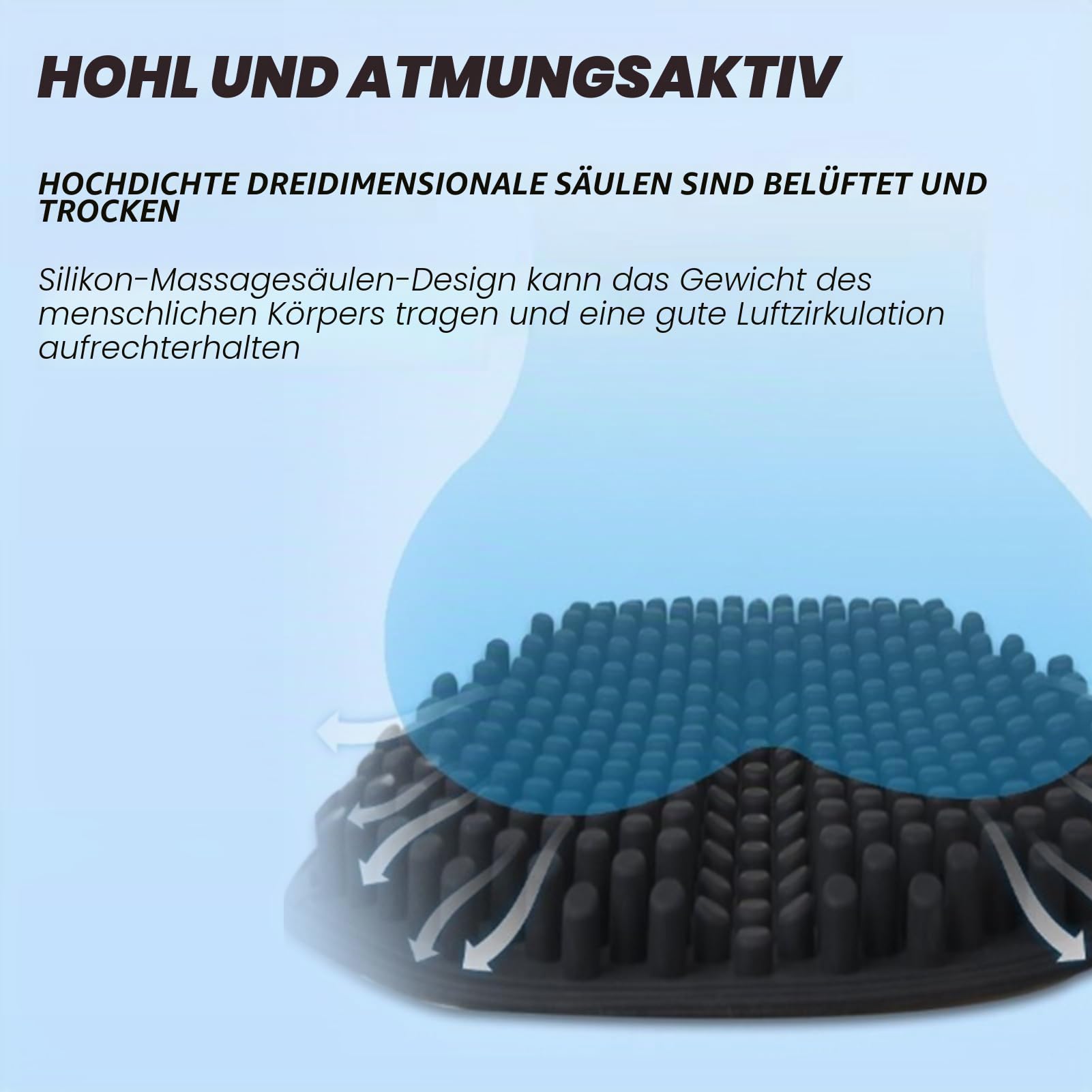 Luftkühlkissen für Motorradsitze, Gel-Sitzkissen für Motorradsitze, Kühlung, Stoßdämpfung, Druckentlastung, universeller schwarzer Sitzbezug