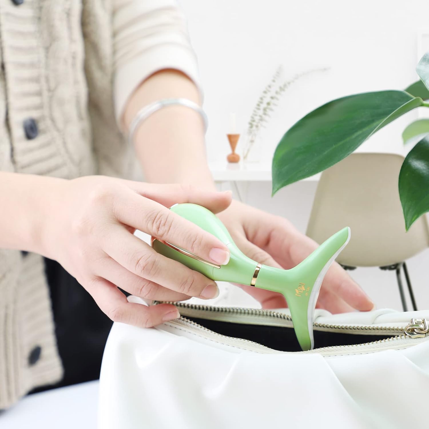 Ms.W Red Light Facial Massager, Skin Care Tools for Face and Neck Beauty Device, Electric Facial Massage Tool with Heating and 3 Massage Modes - Image 6