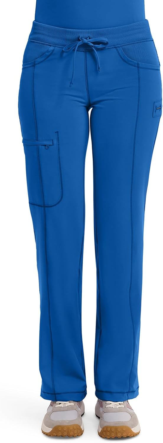 Cherokee Infinity Women Scrubs Pant Low Rise Straight Leg Drawstring 1123A