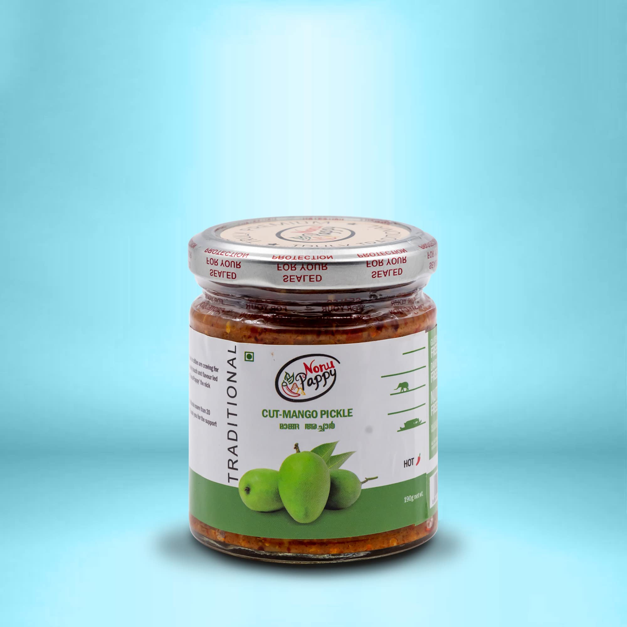 Nonu Pappy - Cut mango pickle (200g)