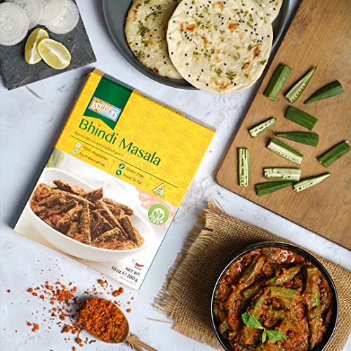 Ashoka Meals 1932, Heat & Eat Meal Kit, Customer Favorites, Kosher Certified, Plant-Based Variety Pack, On the Go Meal, Great for Outdoors, Authentic Indian Food, No Preservatives, Pack of 10 - Thumbnail 3