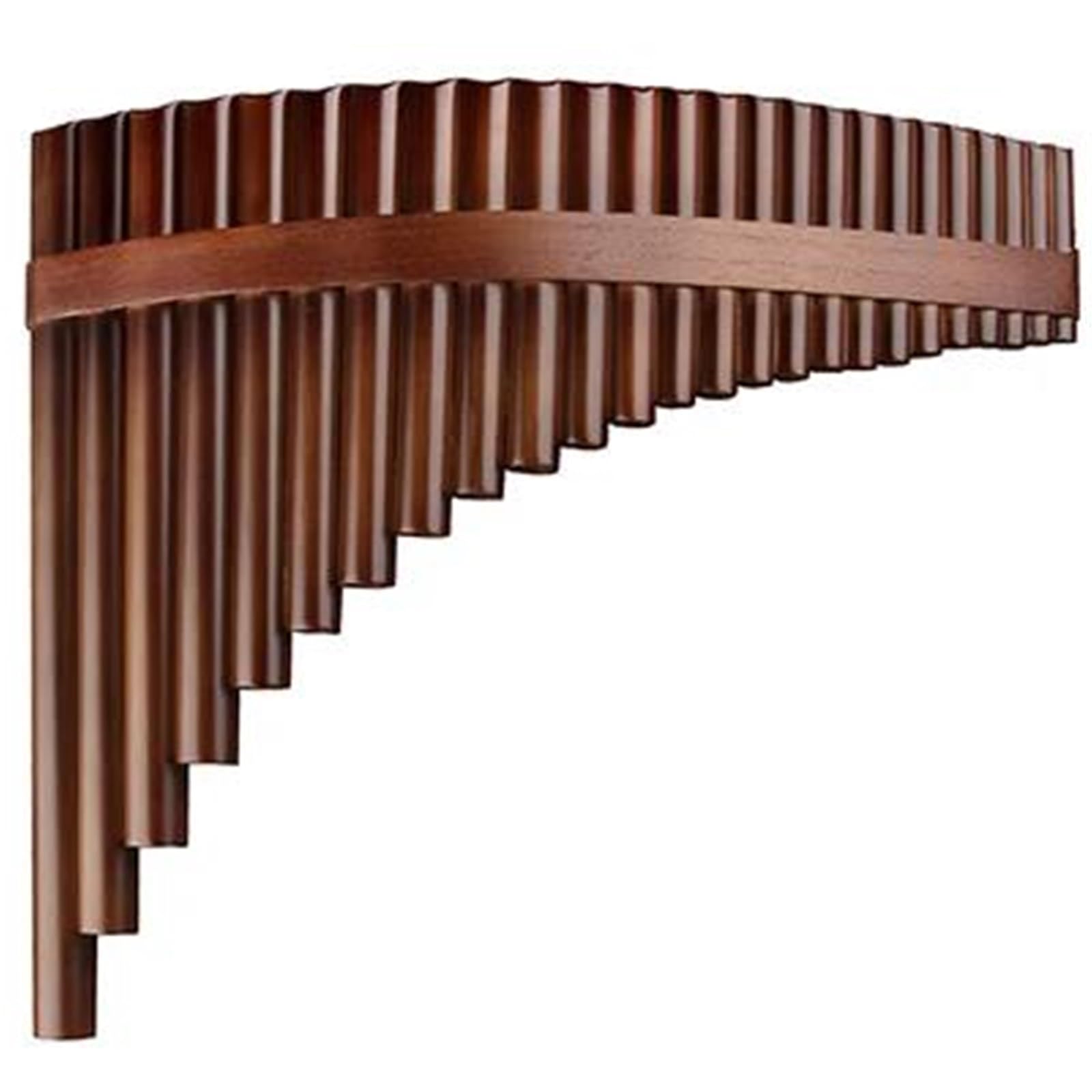 Flûte De Pan Flûte De Pan Traditionnelle En Bambou Naturel 25 Tuyaux Clé Sol(Type4)
