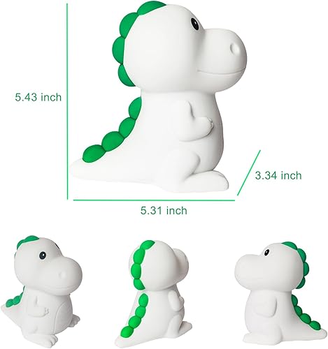 Miniatura 6 de Luz nocturna para niños, lámpara nocturna de dinosaurio para niños, lámparas para dormitorios y niños, lindas luces de dinosaurio, lámpara de animal