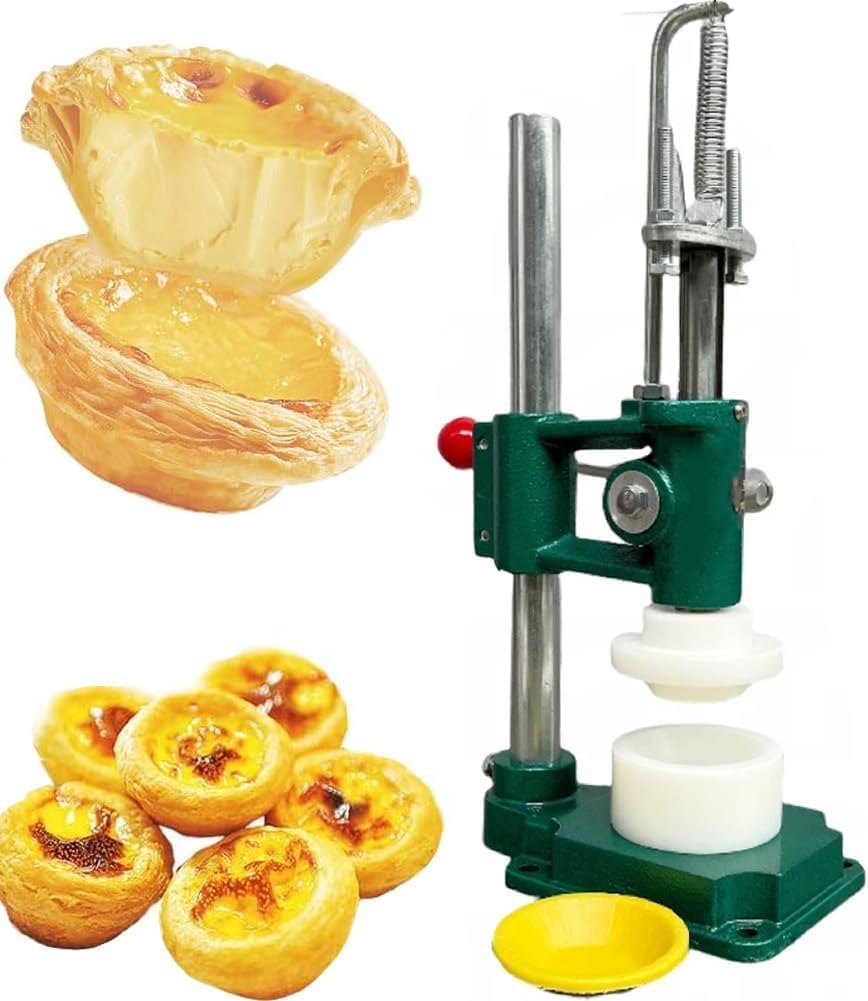 Eierkuchen-Pressmaschine, Formmaschine For Vanilletörtchenböden, Cupcake-Herstellungswerkzeug, Handpresse For Waffelböden, Mit Komplettem Formenset(B08)