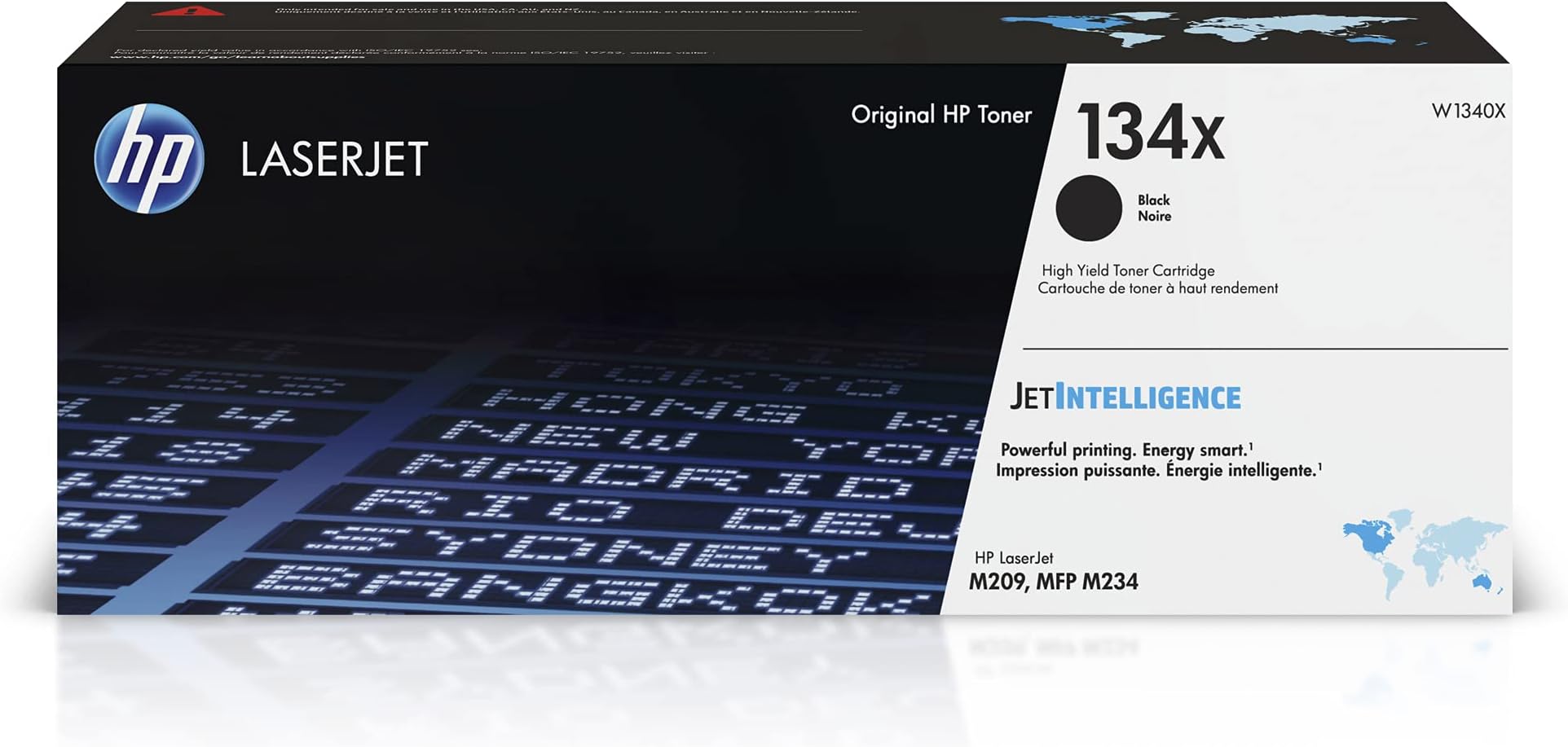 HP 134X Black High-Yield Toner Cartridge Printers | Works with LaserJet M209 Series; LaserJet MFP M234 Series | W1340X