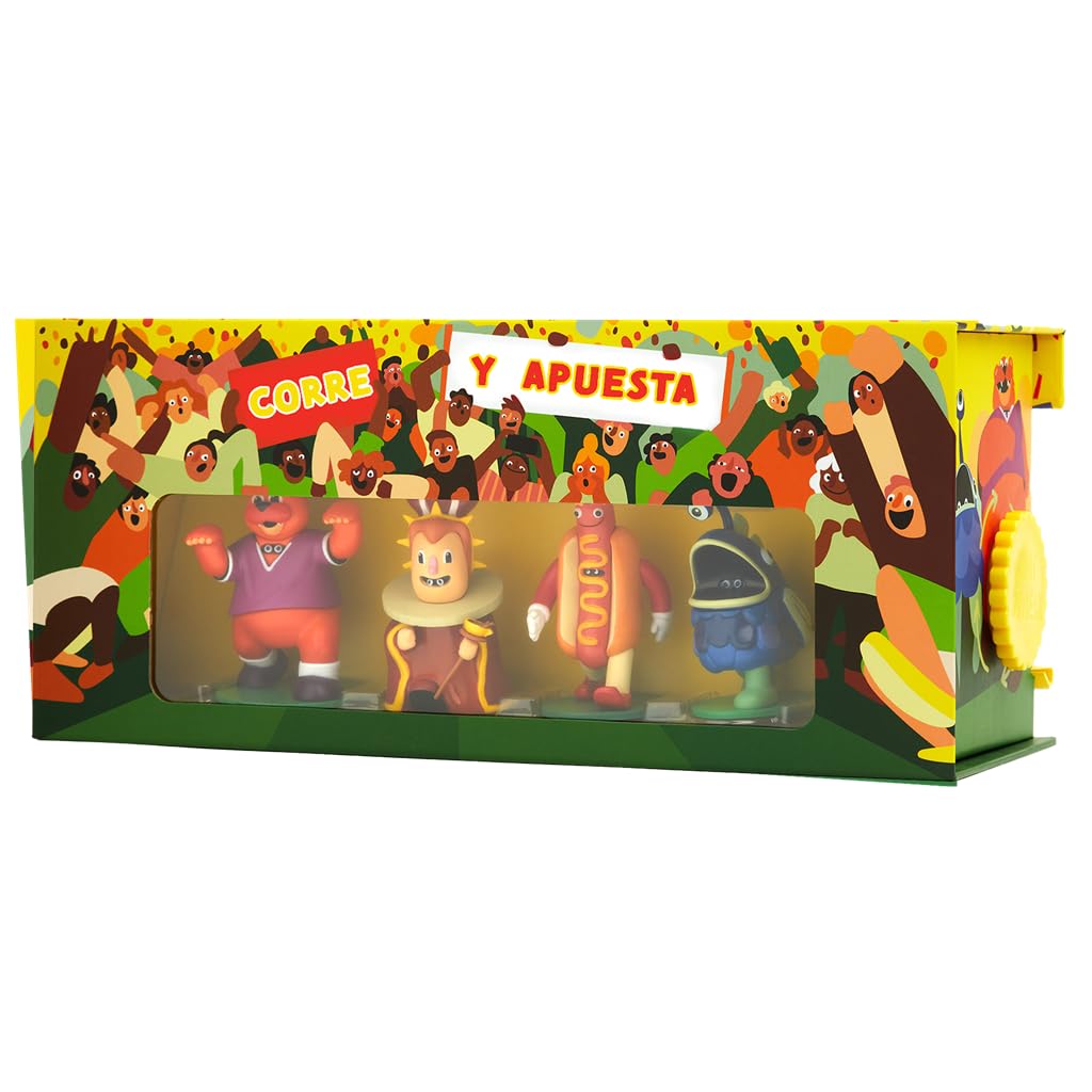 CMYK Corre y Apuesta, Juego de Mesa de Carreras y Apuestas Frenéticas, Estallido de Caos y Diversión en Familia, A Partir de 6 Años, De 2 a 9 Jugadores, 20 Minutos por Partida, Español