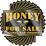 Autocollants amusants pour ensembles de cuisine – Demi hommes abeille dure à vendre (8 x 12 cm)