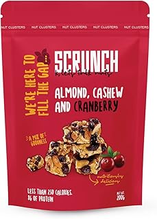 حلوى باللوز والكاجو والتوت البري من سكرانش - 200 جرام