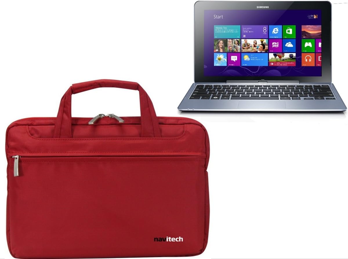 Navitech Ruby Red Ultrabook/Laptop/Notebook Case Cover Bag Compatible With Samsung Ativ Smart PC/Pro