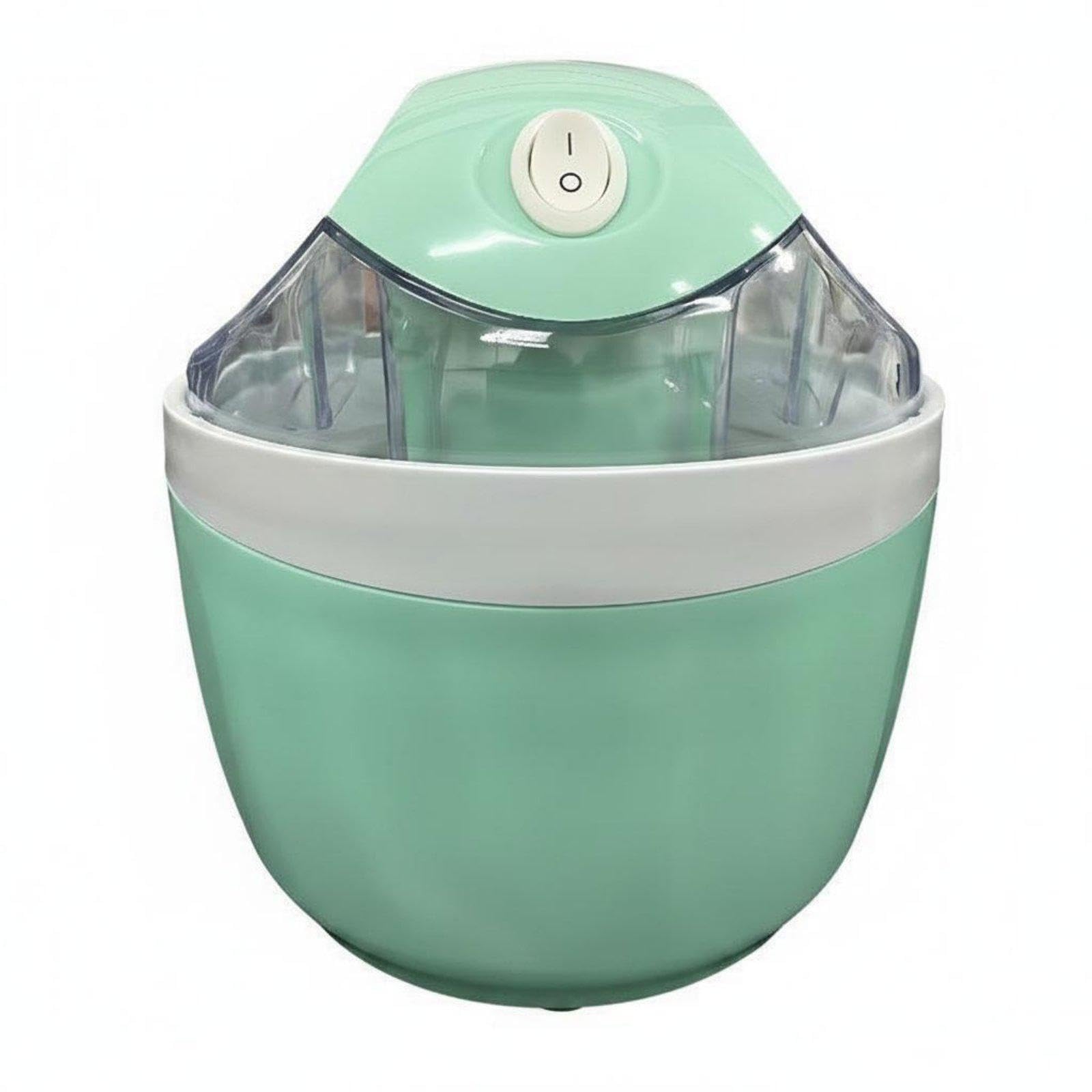 Automatic Ice Cream Maker Powered Ice Dessert Machine C | Automatic Ice Cream Maker Powered Dessert Machine Child Lock Chilled for Families Kids Home Kitchen Green 500ML Abs Pp Pom-image-41
