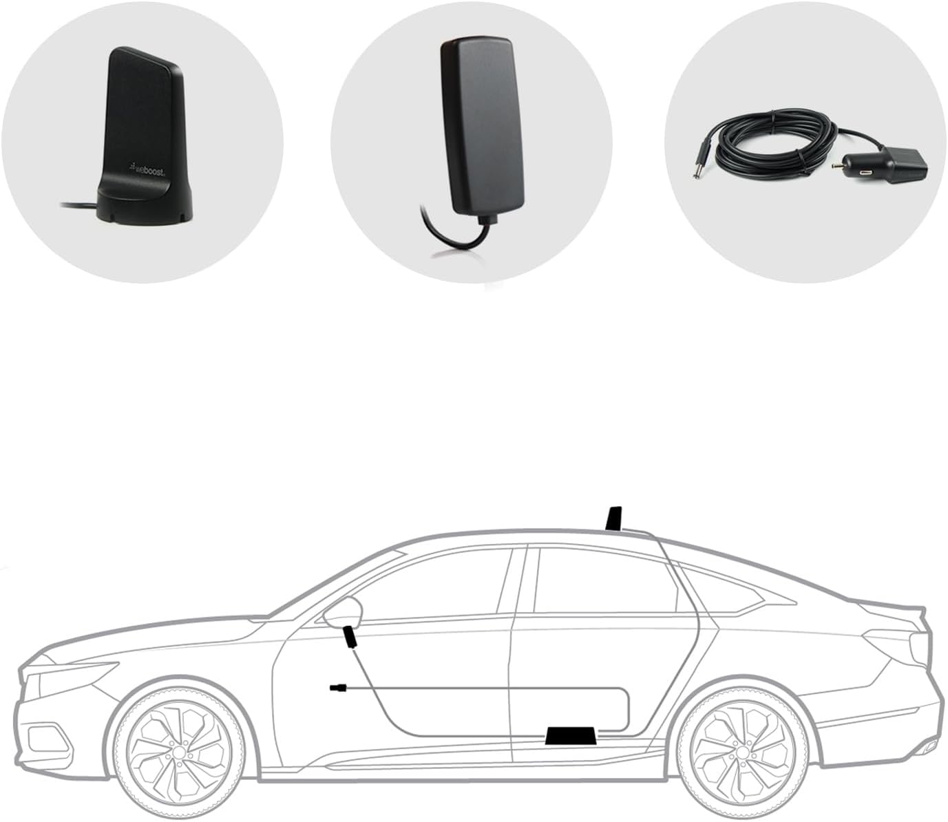 Solid Signal Rover Duo Cross Country – 5G Ready Modular Cellular Signal Booster Kit for Cars, Trucks & Off-Road Use – All U.S. Carriers, FCC Approved, US Company.