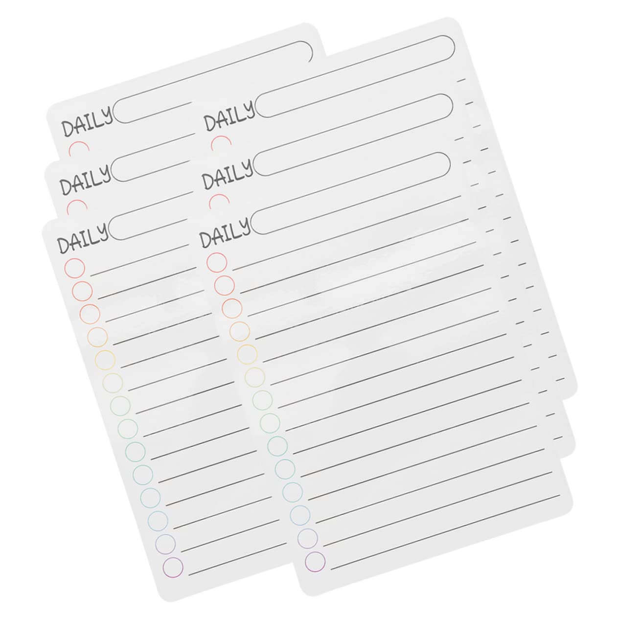 NUOBESTY 18stücke Teiliges Magnetisches Planungs Tägliche Aufgaben Abwischbare Magnettafel Für Kühlschrank Whiteboard Organisation Von Routinen Und Terminen