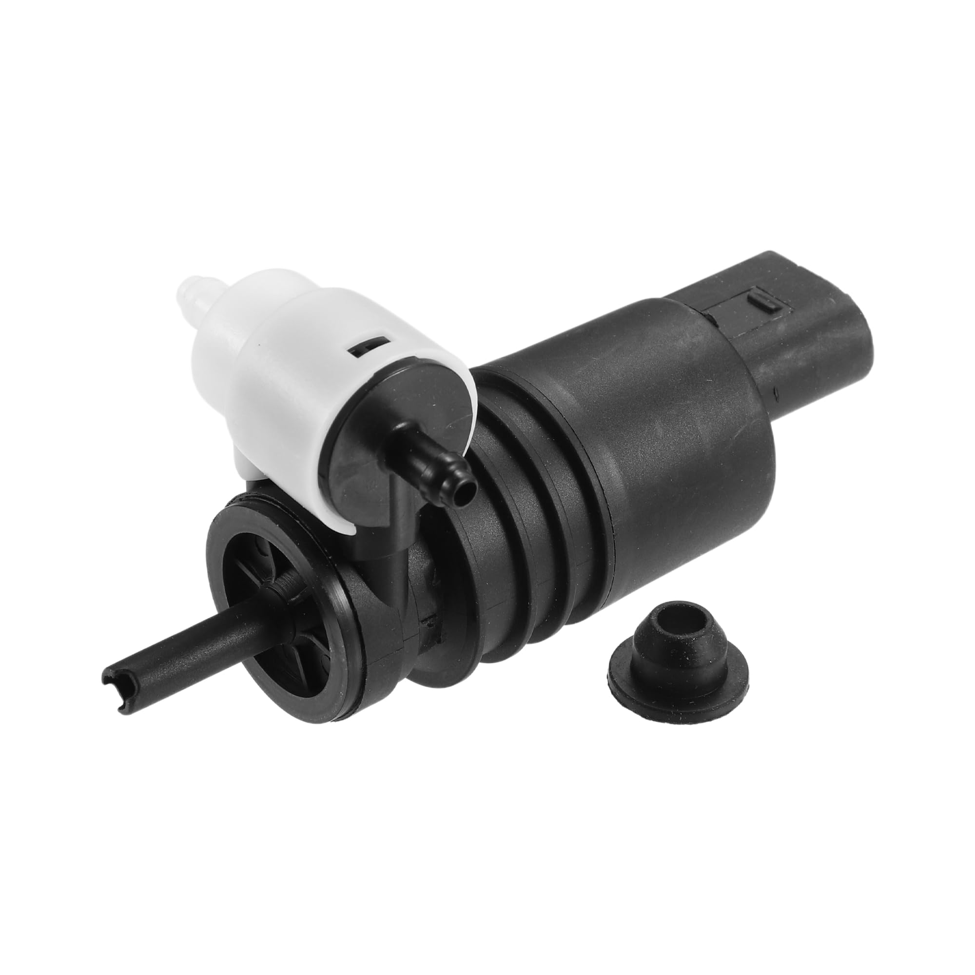 QUARKZMAN Bomba Lavaparabrisas No.1J6955651 Para Audi A4 2000-2001 1Pc | Color Negro, Material Plastico Y Goma, Dimensiones 116X60.5X55.3Mm, Oe 1J6955651, Para Audi A4 Quattro, Para Volkswagen Golf