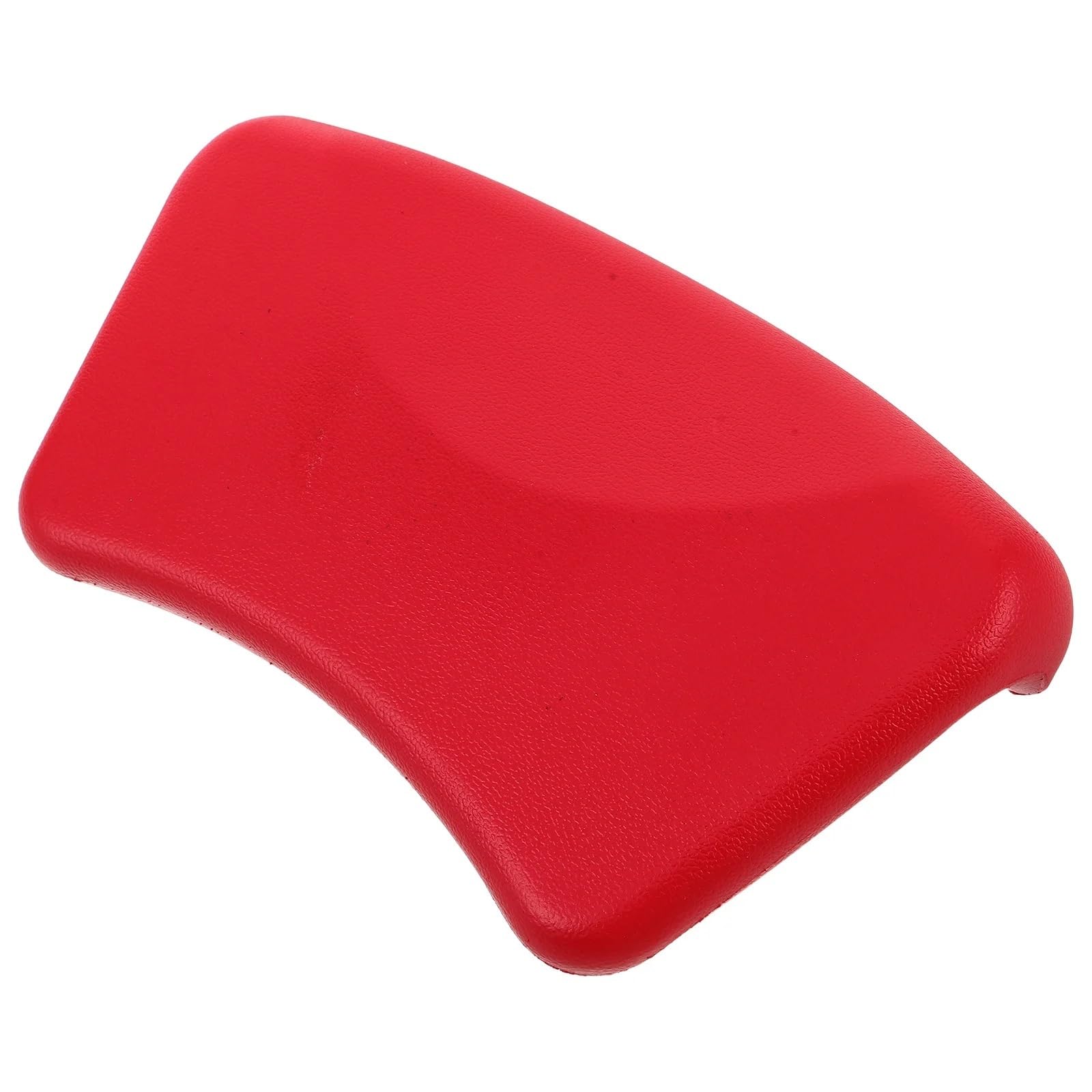 Almohada de baño Bañera Soporte for el Cuello Impermeable Cojín Antideslizante Rojo