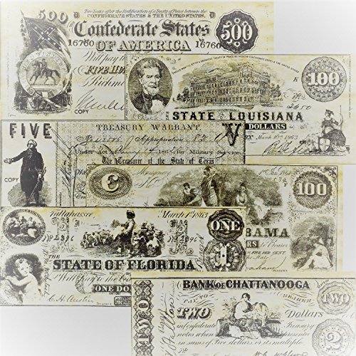 Confederate Currency Set B