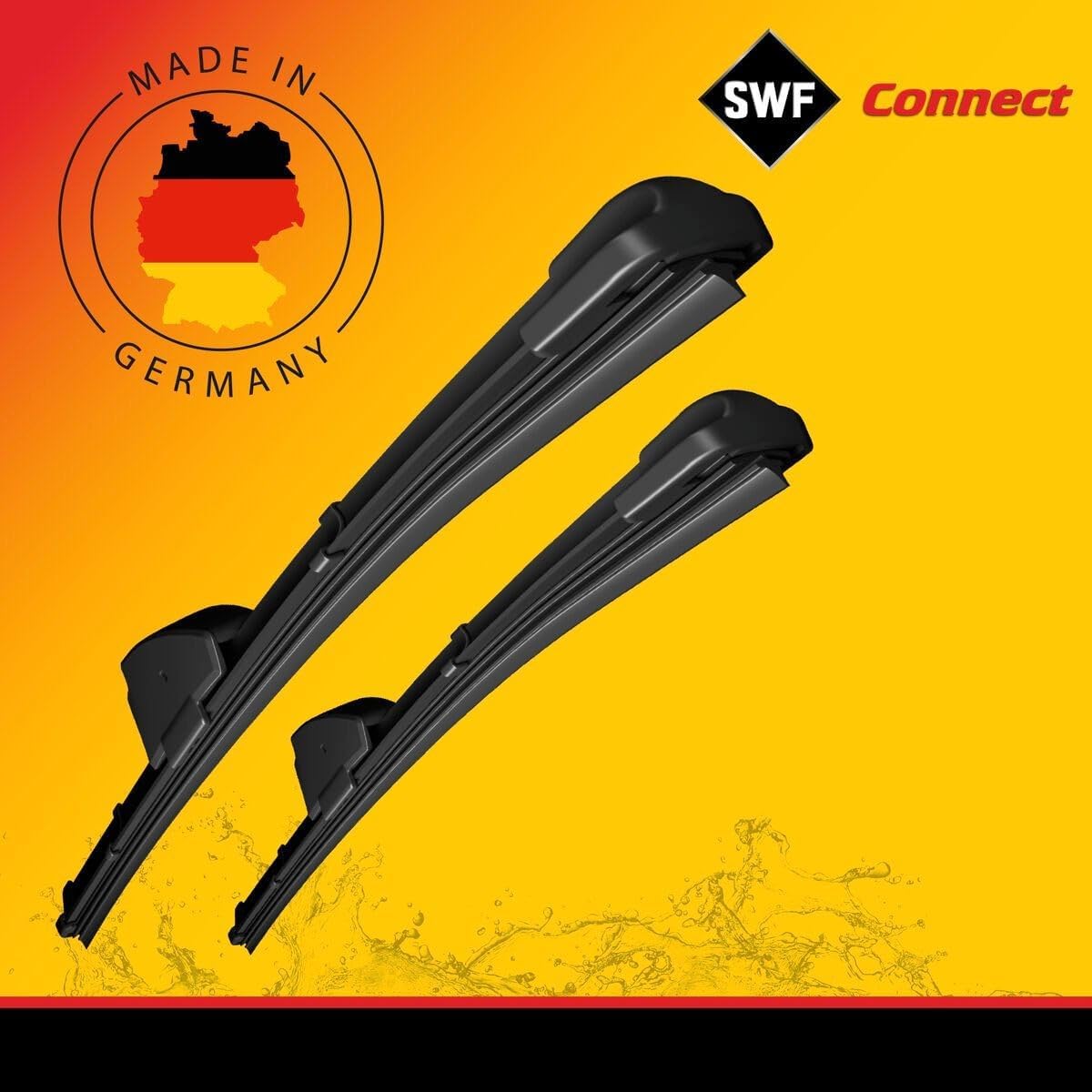 SWF 507830 Windscreen Wiper Front Wiper Blade Design: Flat Bar Wiper Blade Length 1: 600 mm Length 2: 350 mm