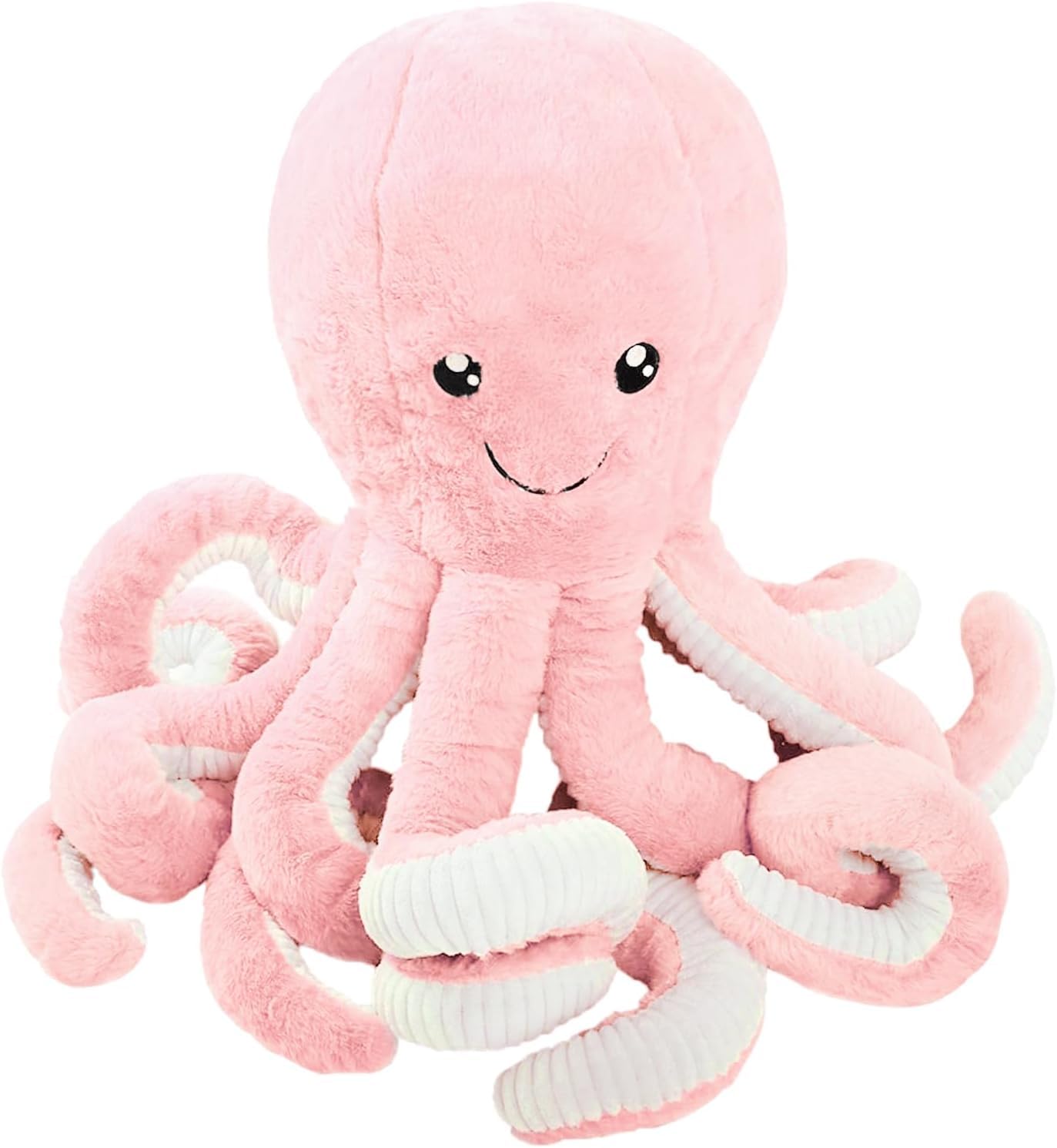 CutiecuteCute Cartoon Octopus Stuffed Animals Cuddling plushies octopus pillow for Kids and Lovers Home Decorush Puppets (Pink 80cm)