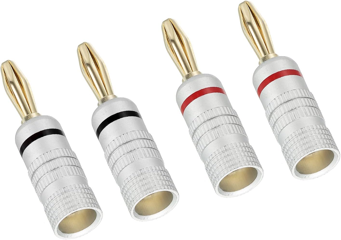 Cavi Amplificatori Premium 4 Connettori Banana Audio 4mm Placcati Oro - Per Altoparlanti E Amplificatori Hi-Fi Connettori Placcati Oro - Foto 11