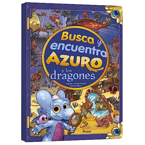 Busca y encuentra gigante Azuro y los dragones