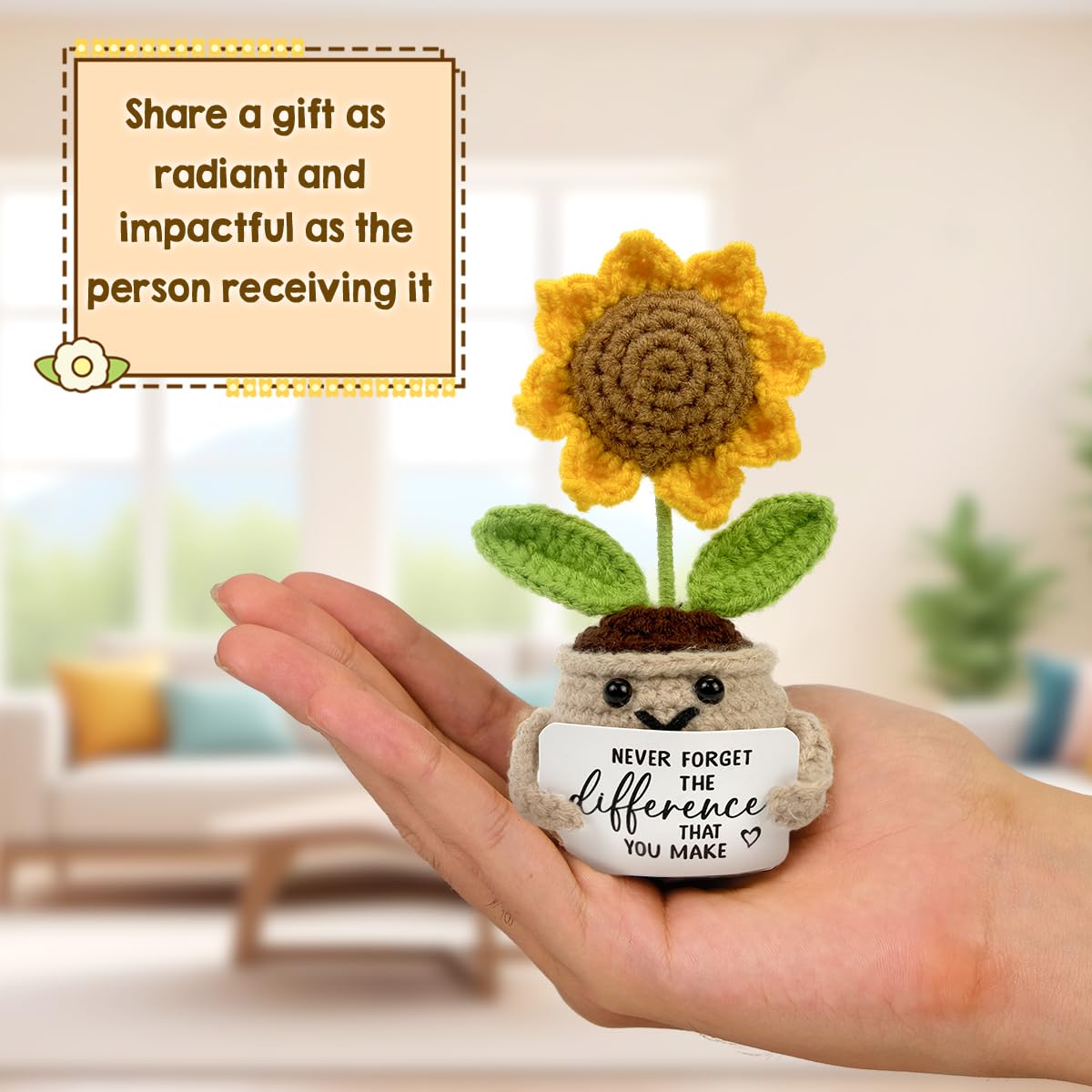 Crochet Potato Thank You Gift With 30 Interchangeable Signs - Funny Appreciation Gift For Coworkers, Teachers - View #5